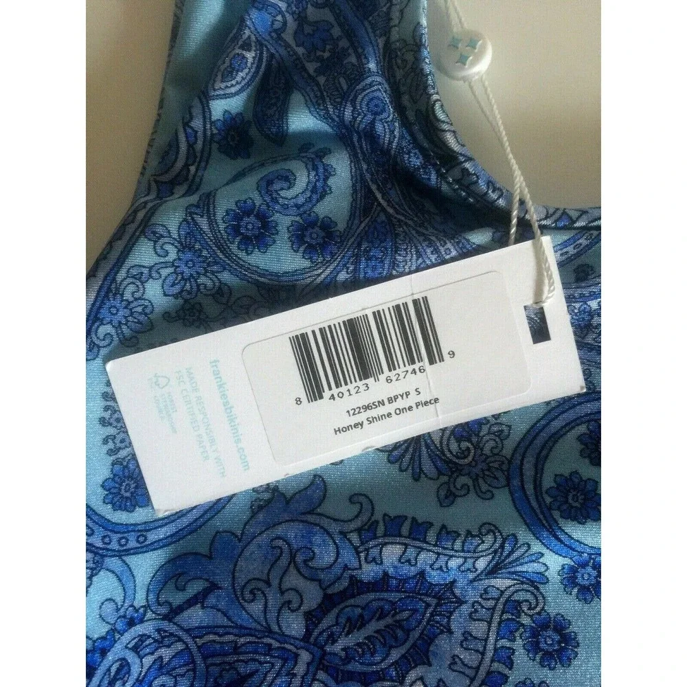 NWT Frankies Bikini Honey Shine One Piece Swimsuit